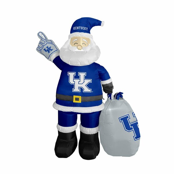 Logo Brands Kentucky 7ft Yard Inflatable Santa Claus 159-100-SC